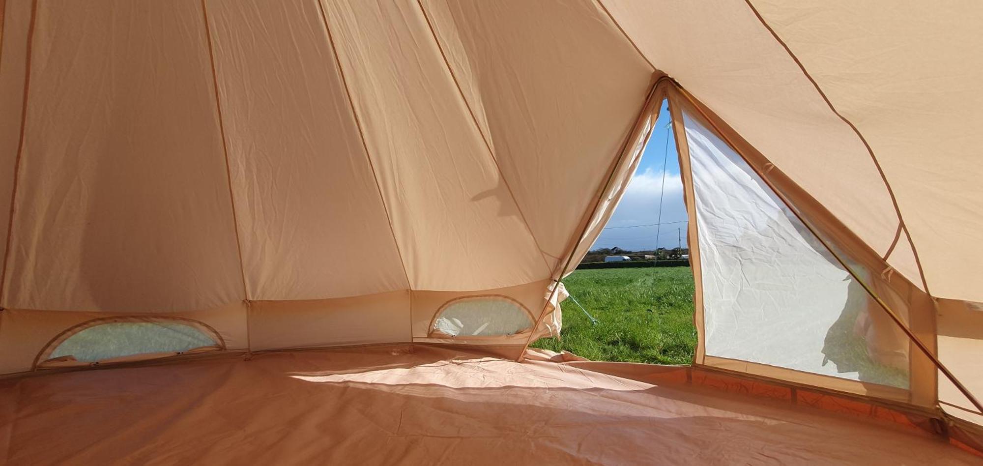 Trevena Cross Glamping & Luxe tent Helston